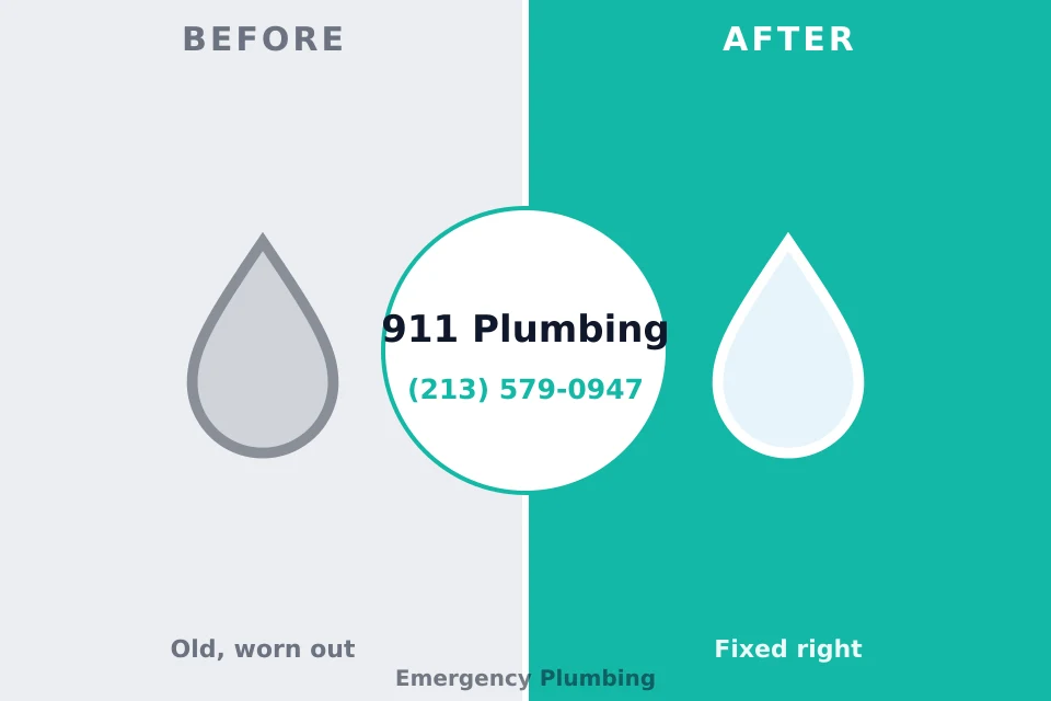 Before and after: plumbing company Burns, OR
